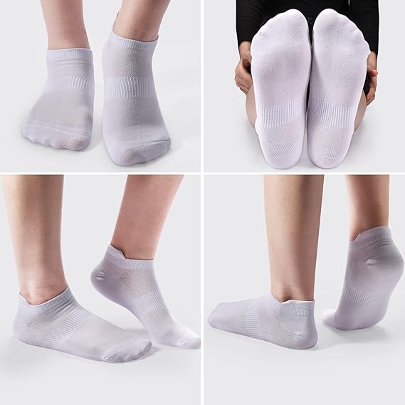 Ankle Socks for Women Thin Athletic Running Low Cut Tab Socks Sports No Show Socks 6/10-Pairs