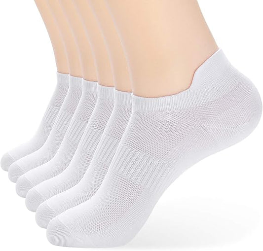 Ankle Socks for Women Thin Athletic Running Low Cut Tab Socks Sports No Show Socks 6/10-Pairs